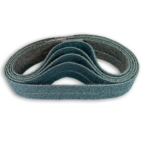 3/4 x 18 Non-Woven Surface Conditioning Air File Sanding Belts - 10 Pack