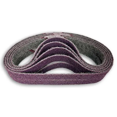 3/4 x 18 Non-Woven Surface Conditioning Air File Sanding Belts - 10 Pack
