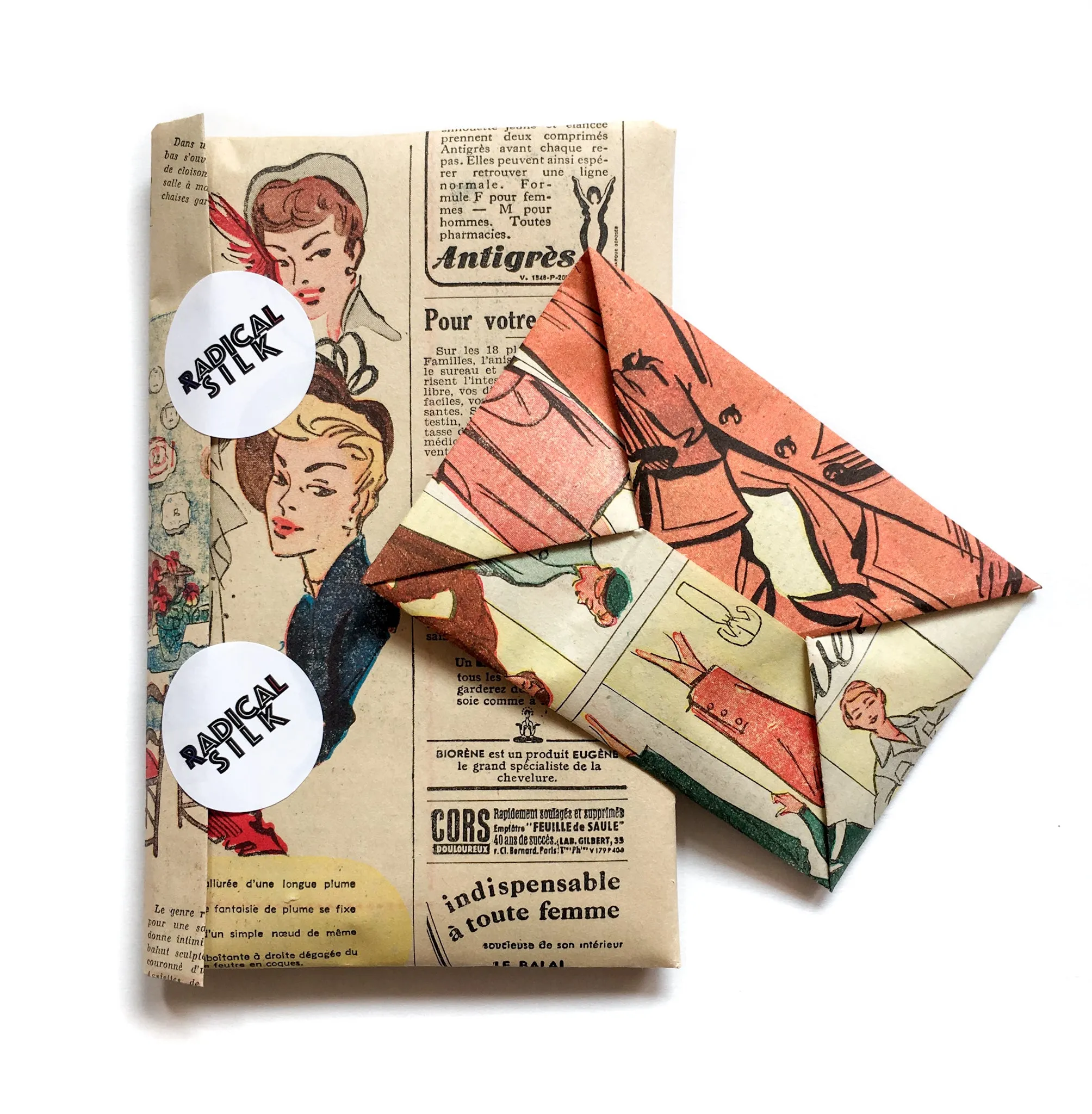 70s/80s vintage thin silk retro scarf 💌 FREE SHIPPING