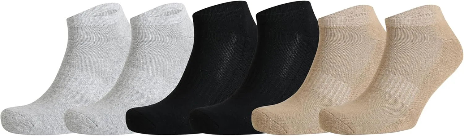 Akiko Women's Half Terry, Trainers with Arch-Support Socks for Summer