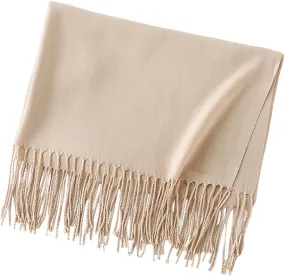 Cashmere Wool Shawl Scarf,Winter Thick Super Soft Pashminas Shawl Wrap Fall Winter Elegant Scarf