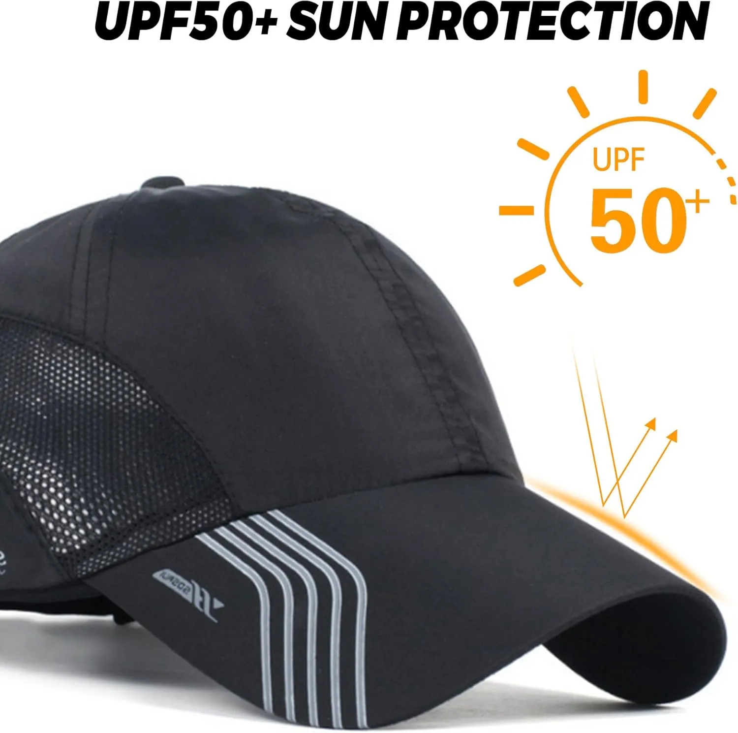 CLAPE Outdoor Sun Visor Hats Lightweight Waterproof Breathable Sports Hat UPF50  Ultra Thin Cooling Baseball Hats