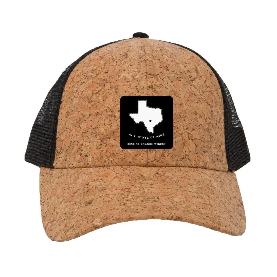 Cork Trucker Cap Custom State of Wine