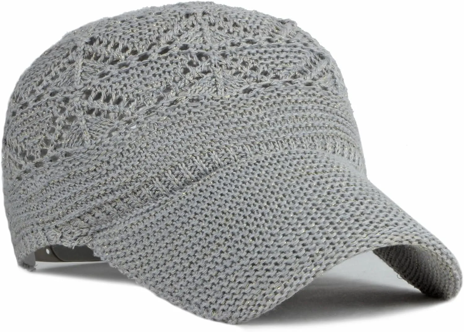 FASHIXD Knit Mesh Baseball Cap for Women Summer Yarn Trucker Hats Breathable Outdoor Hat
