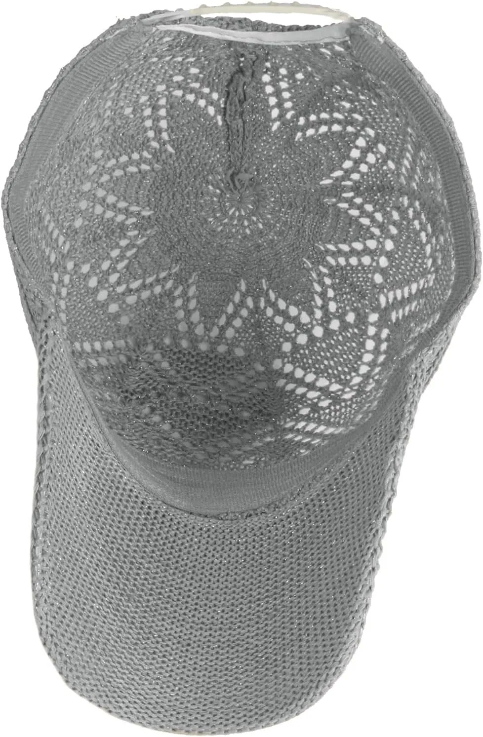 FASHIXD Knit Mesh Baseball Cap for Women Summer Yarn Trucker Hats Breathable Outdoor Hat