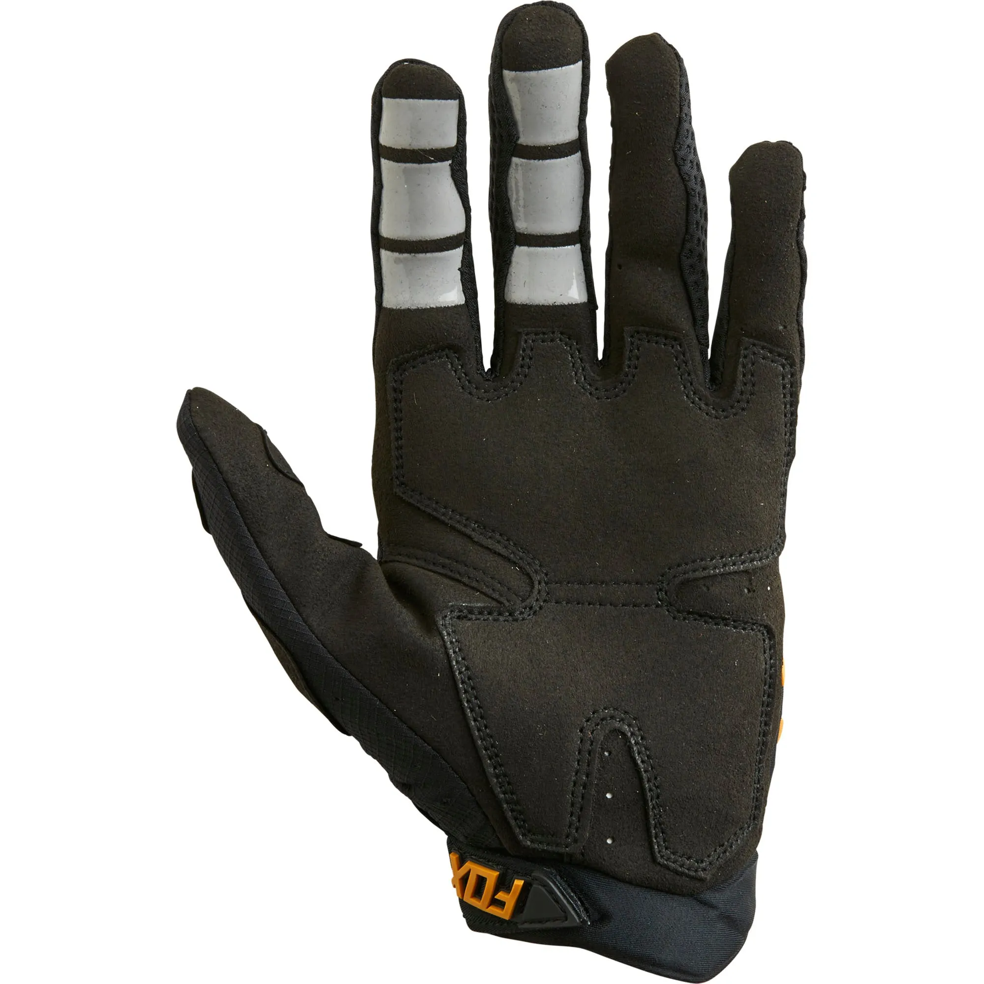 Fox Racing  Mens Pawtector Gloves Secure Fit Lever Grip Off-Road Black Gold