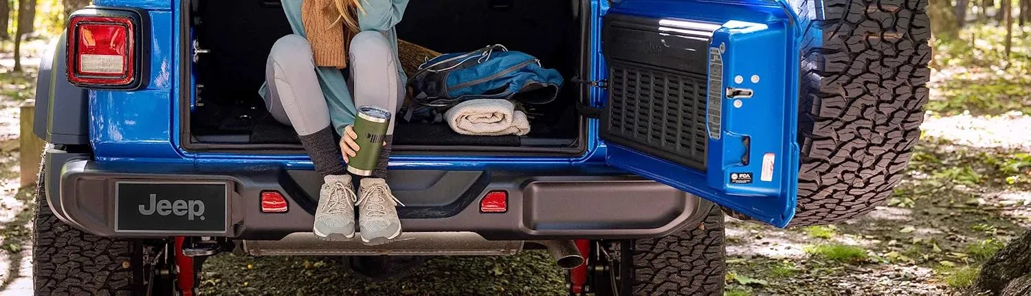Jeep Women's Wool Blend Logo Crew Socks-1 Pair Pack-Moisture Wicking and Breathable Mesh Zones
