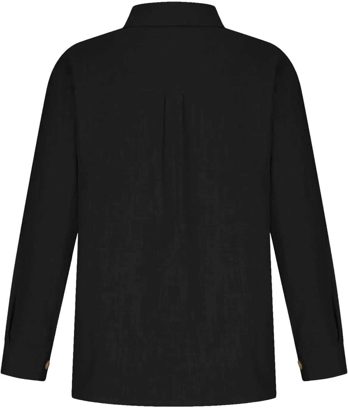 Linen Button-Front Top for Women - Cool & Airy Short Sleeve Shirt, Moisture-Wicking, Multiple Neutral Colors