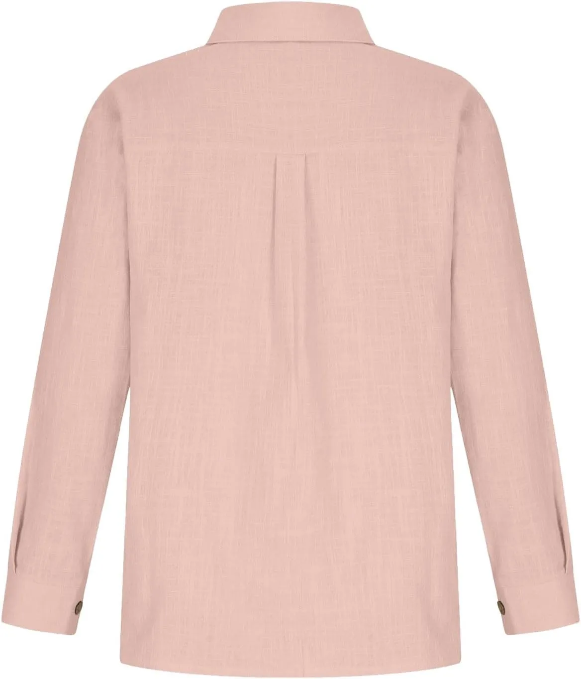 Linen Button-Front Top for Women - Cool & Airy Short Sleeve Shirt, Moisture-Wicking, Multiple Neutral Colors