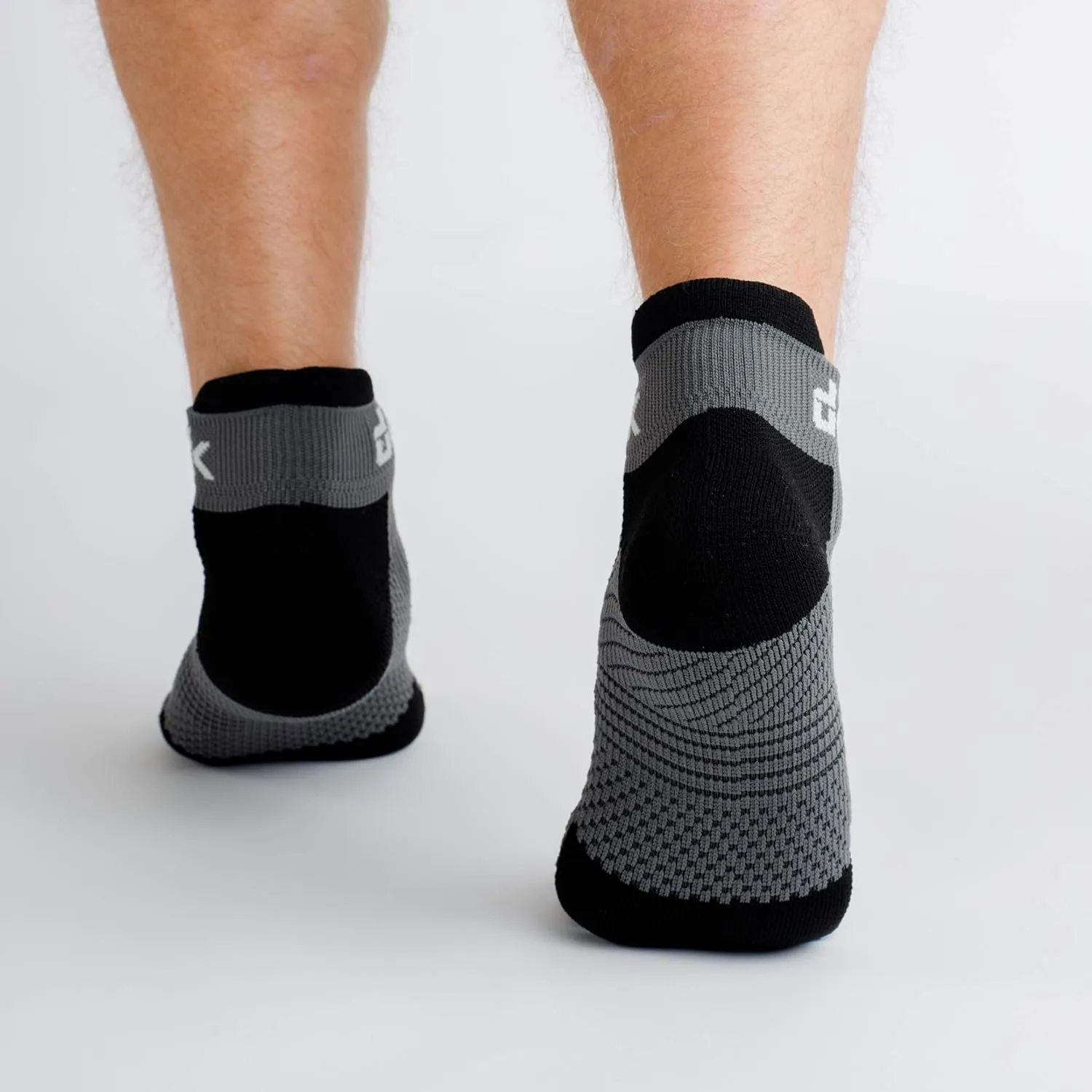 Mens Running Socks -Work Athletic Blister Resistant Moisture Wicking Quarter Socks for Boys Youth Teens - 3 Pairs