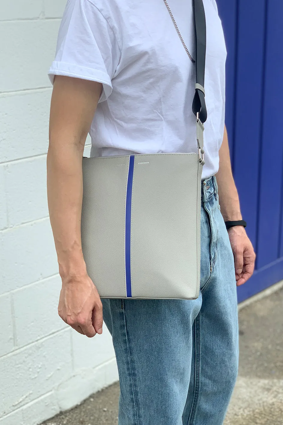 New Airman Crossbody Bag - Light Grey