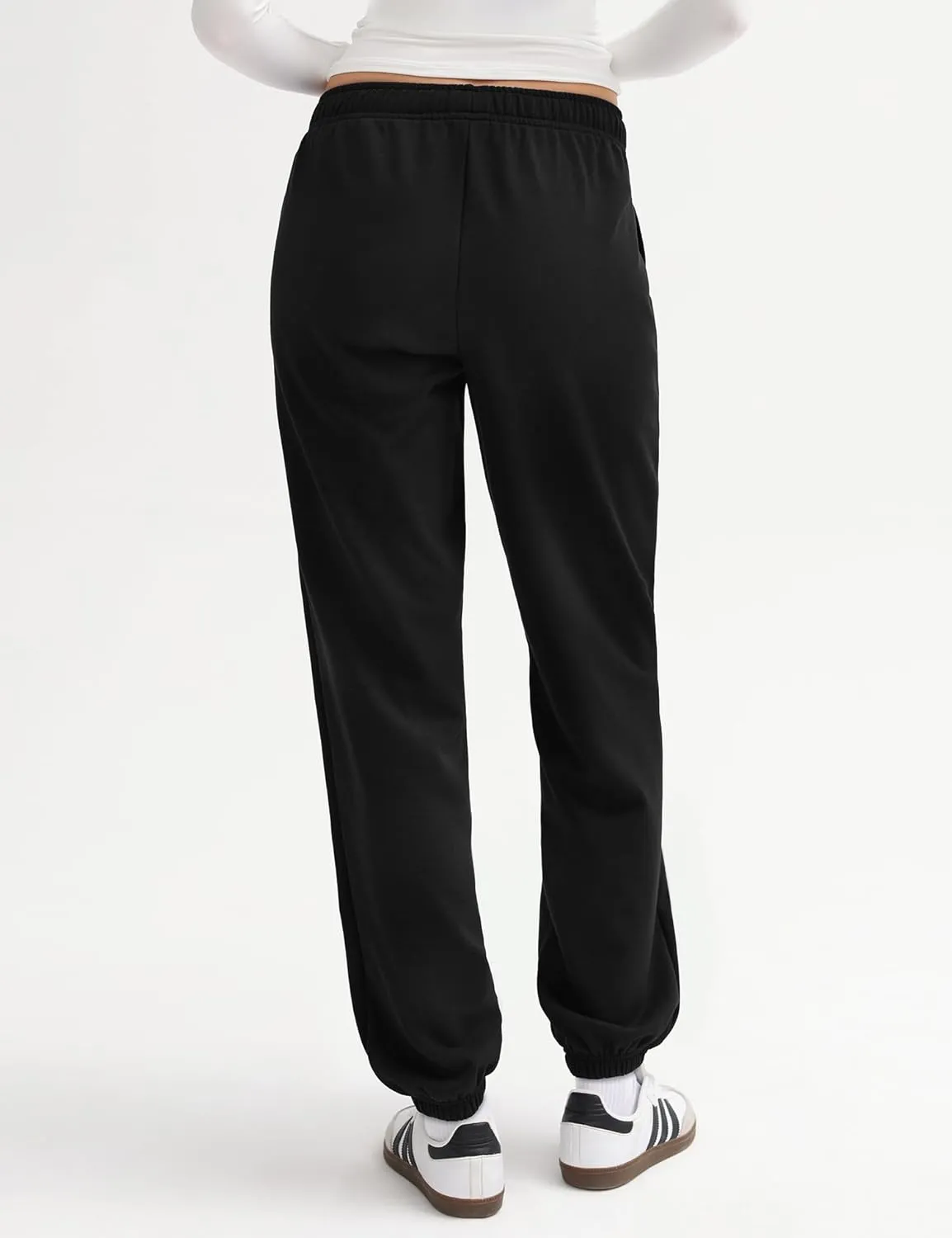 PUMIEY Women's Sweatpants High Waisted Baggy Sweat Pants Workout Casual Joggers Pants Airy Collection