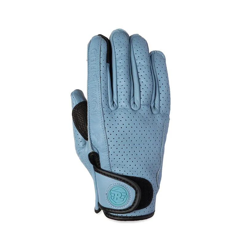 Royal Enfield Summer Riding Womens Gloves (Blue)
