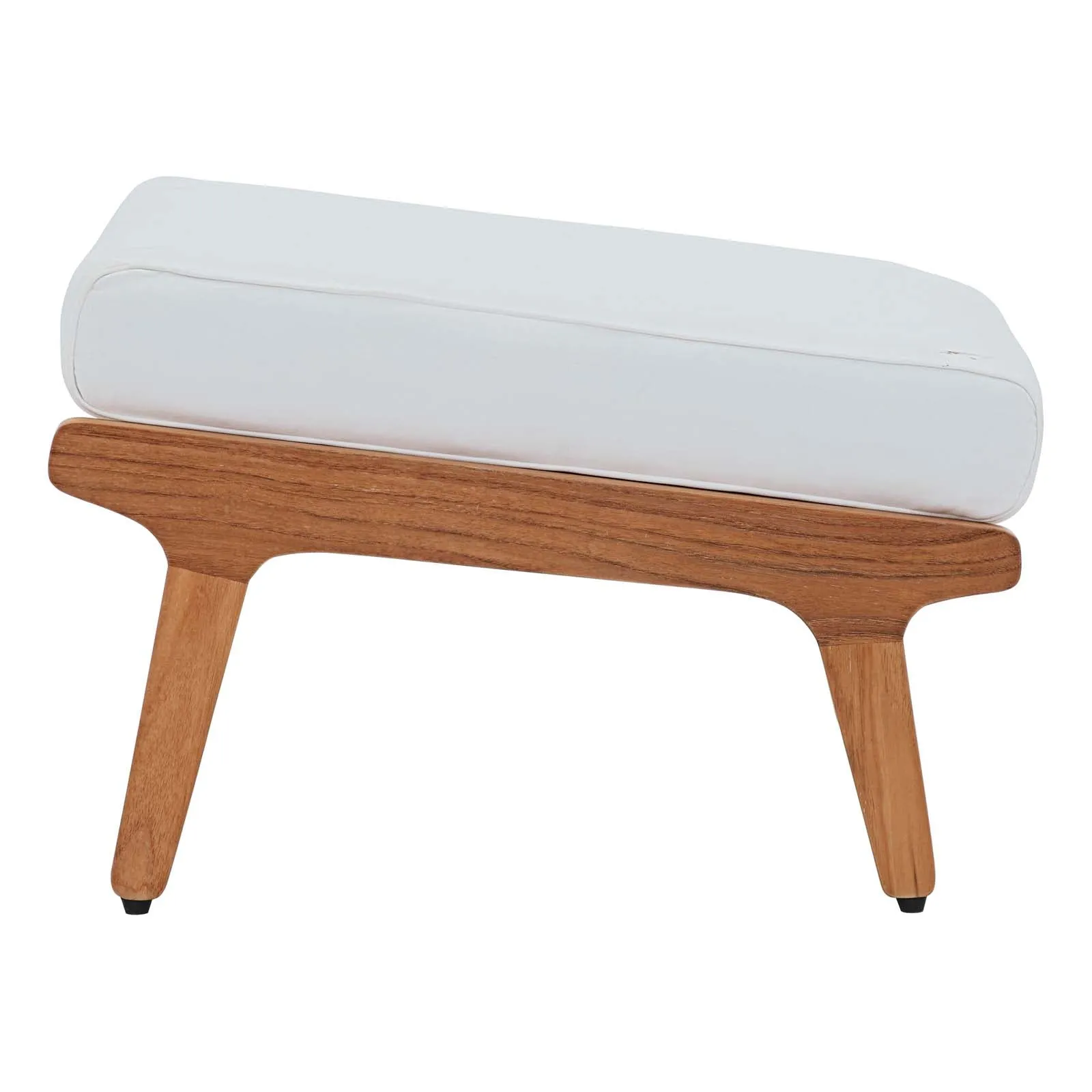 Saratoga  4 Piece Outdoor Patio Teak Set In Natural White