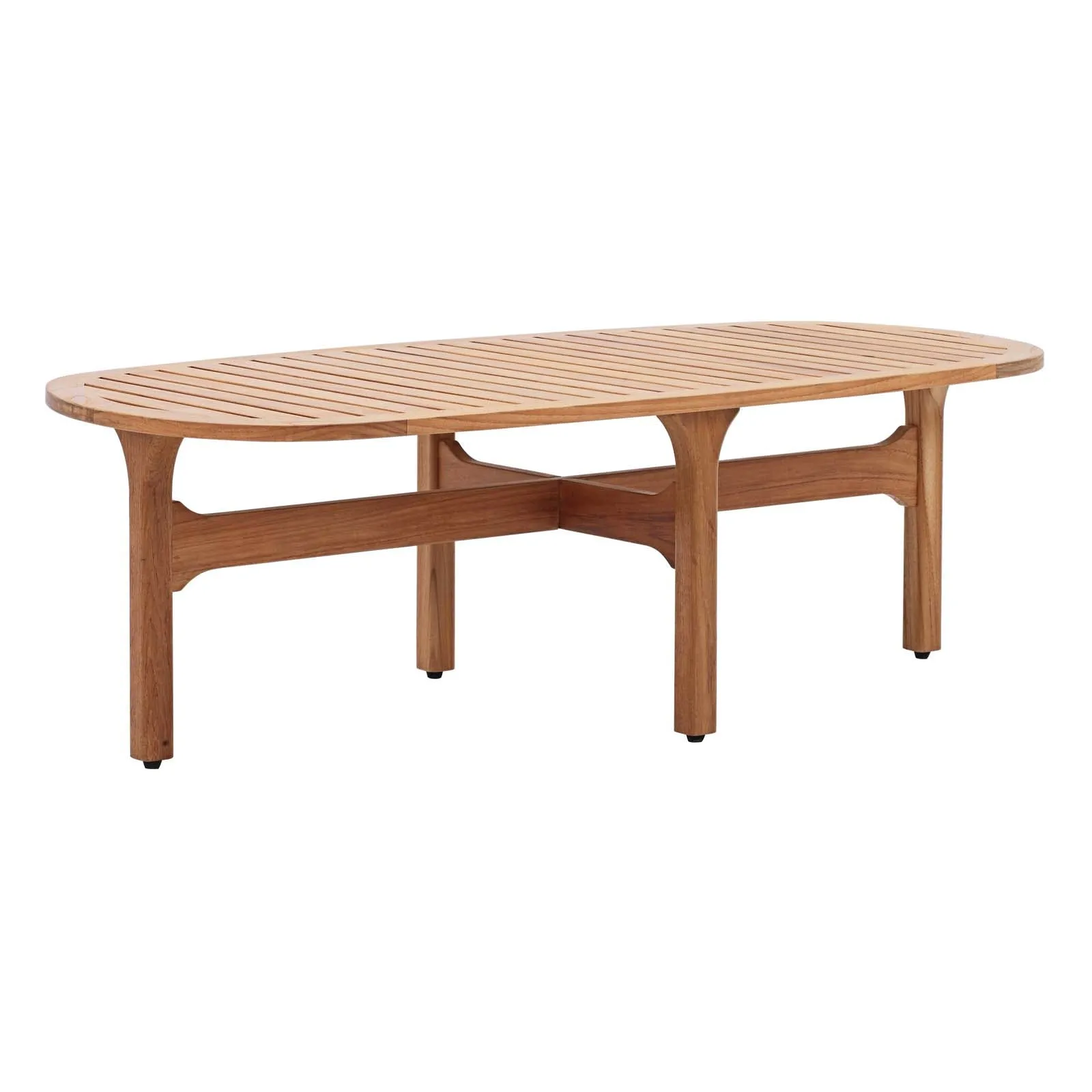 Saratoga 4 Piece Outdoor Patio Teak Set In Natural White