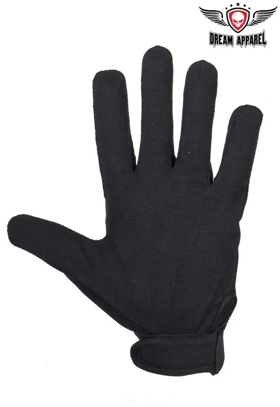Skeleton Mechanics Gloves Giving Middle Finger
