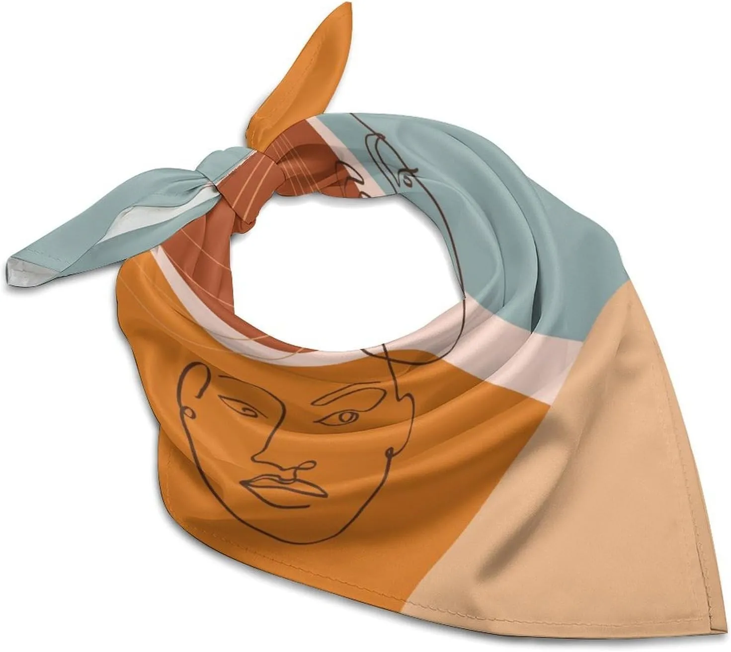 Square Women Silk Scarf Hair Wrap Stole Scarves Shawl Chiffon Headscarf