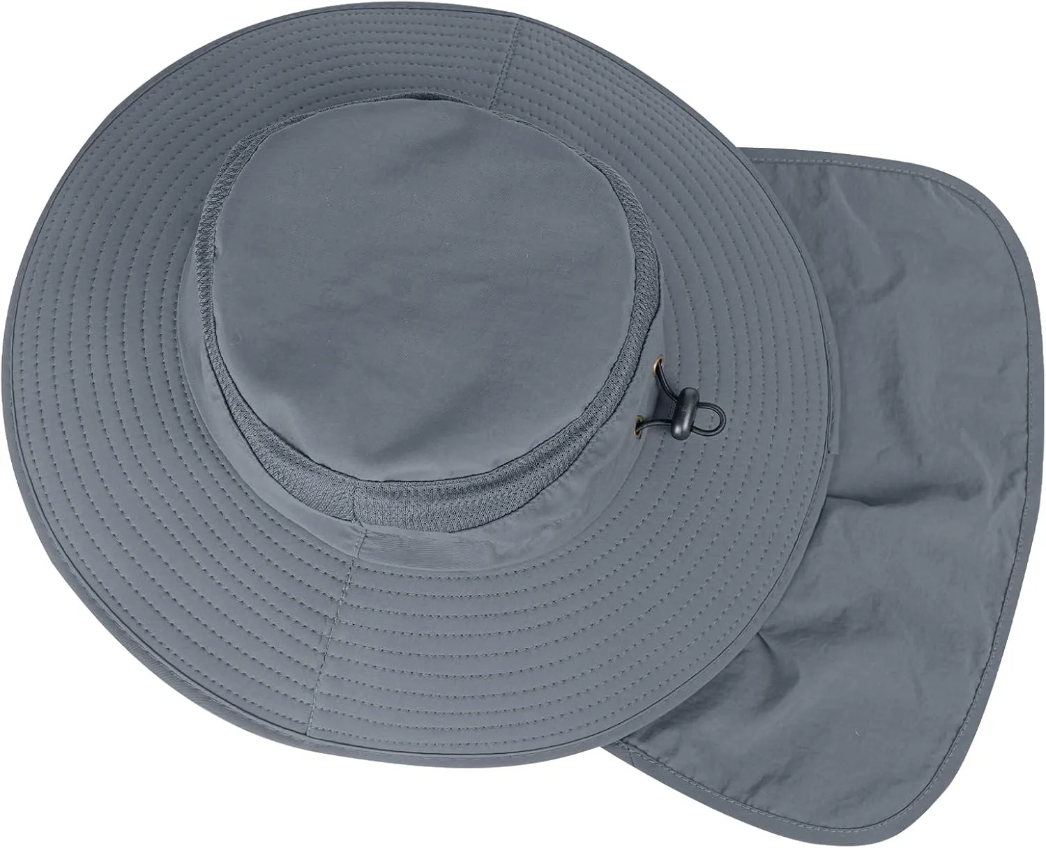 Sun Hats for Men Women Fishing Hat UPF 50  Breathable Wide Brim Bucket Hats Summer UV Protection Safari Hat with Neck Flap