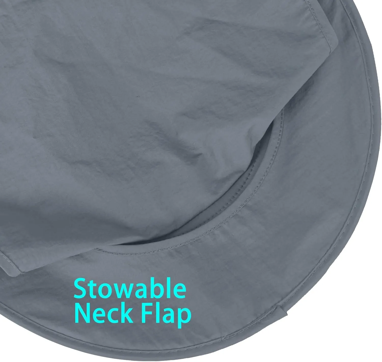 Sun Hats for Men Women Fishing Hat UPF 50  Breathable Wide Brim Bucket Hats Summer UV Protection Safari Hat with Neck Flap