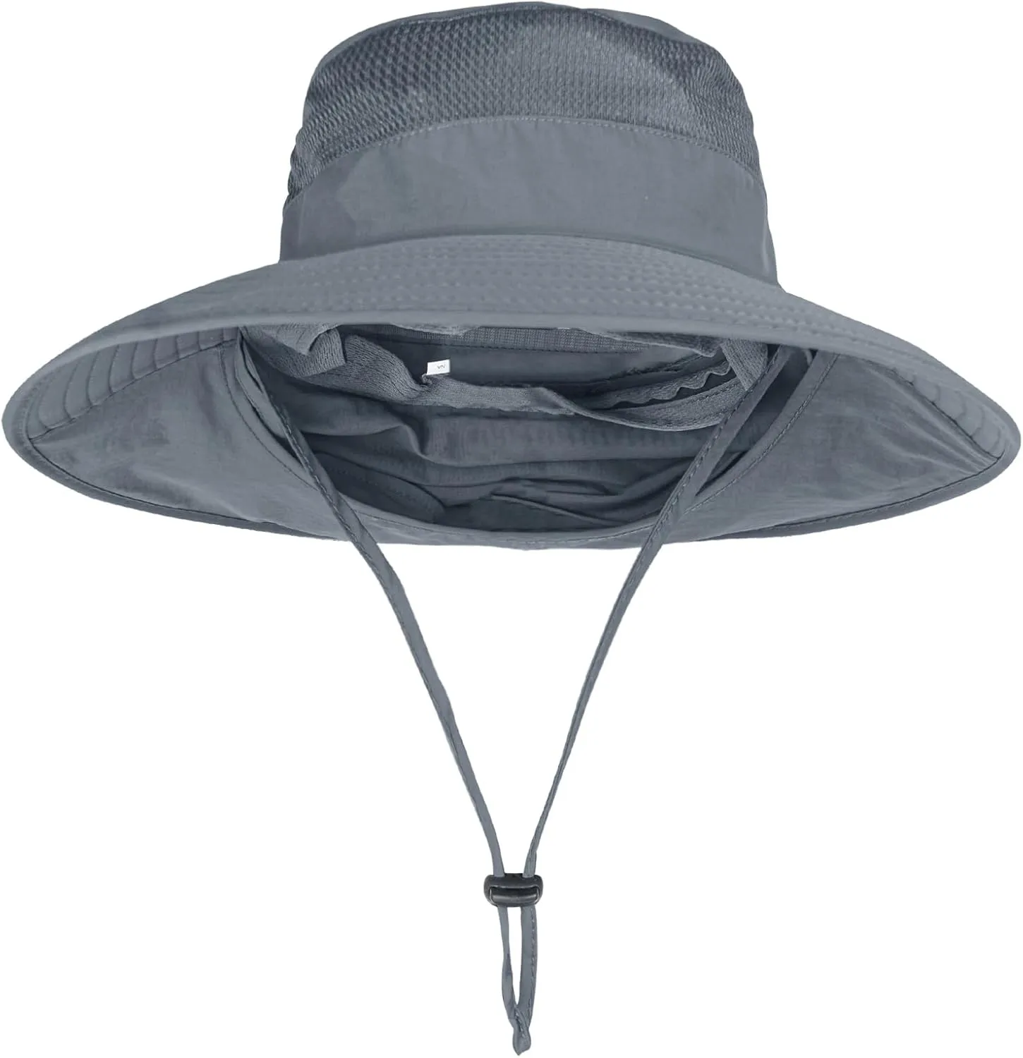 Sun Hats for Men Women Fishing Hat UPF 50  Breathable Wide Brim Bucket Hats Summer UV Protection Safari Hat with Neck Flap