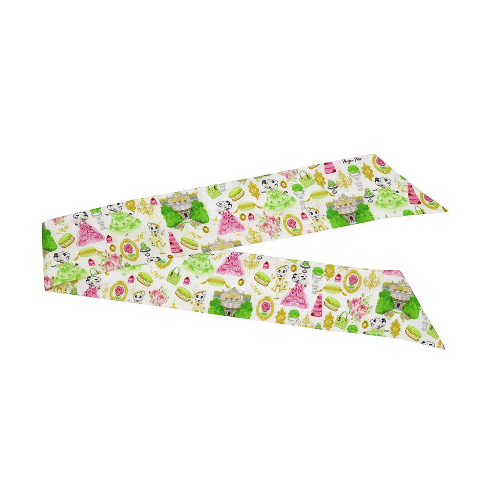 Thin Silk Scarf - Claris at Versailles