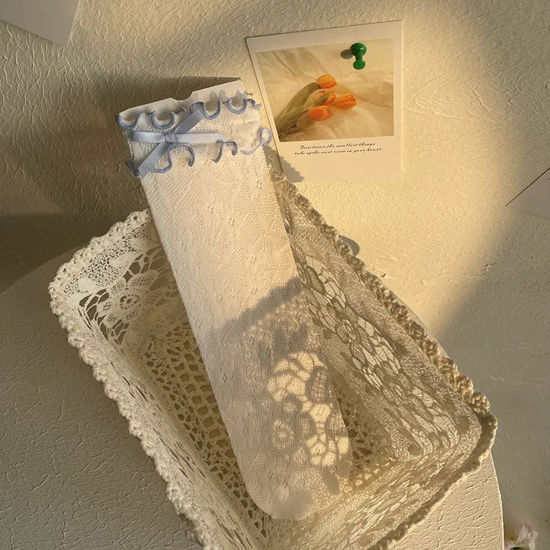 WAGUIR~Kawaii Lolita Thin Lace Socks