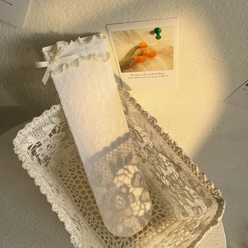 WAGUIR~Kawaii Lolita Thin Lace Socks
