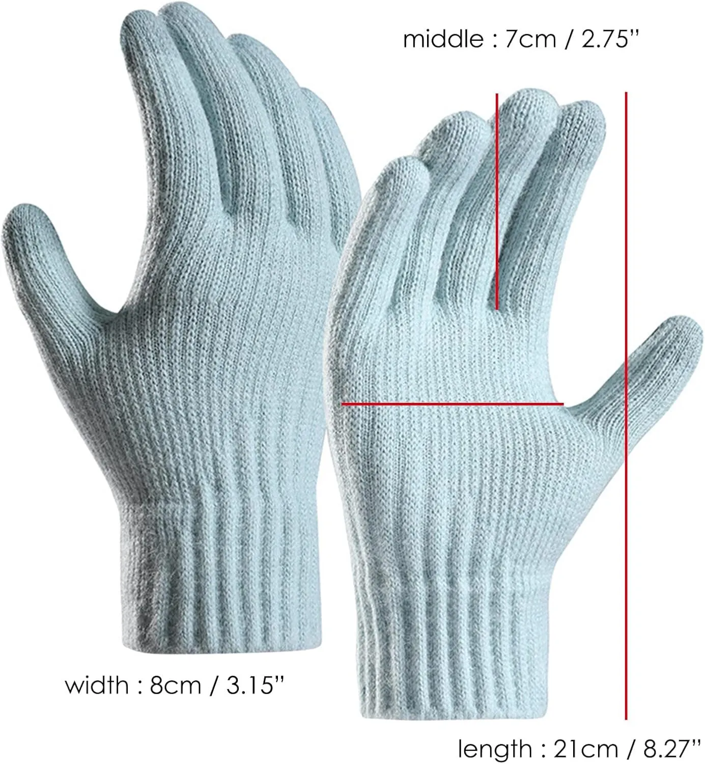 Winter Gloves Touchscreen Gloves Thermal Gloves Ski Gloves for Men Women Running Cycling Outdoor Activities