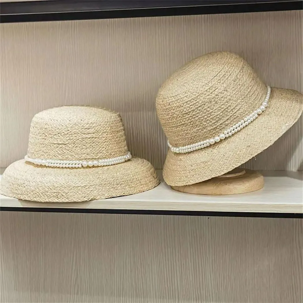 Women's Fisherman Bucket Hat, Wide Brim Straw Summer Hat - UPF 50  Breathable Foldables for Beach