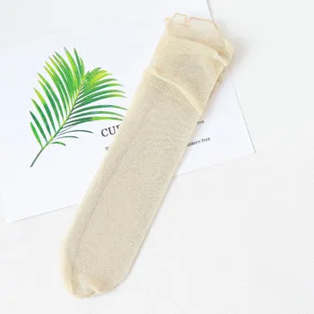 Women's Transparent Glitter Socks