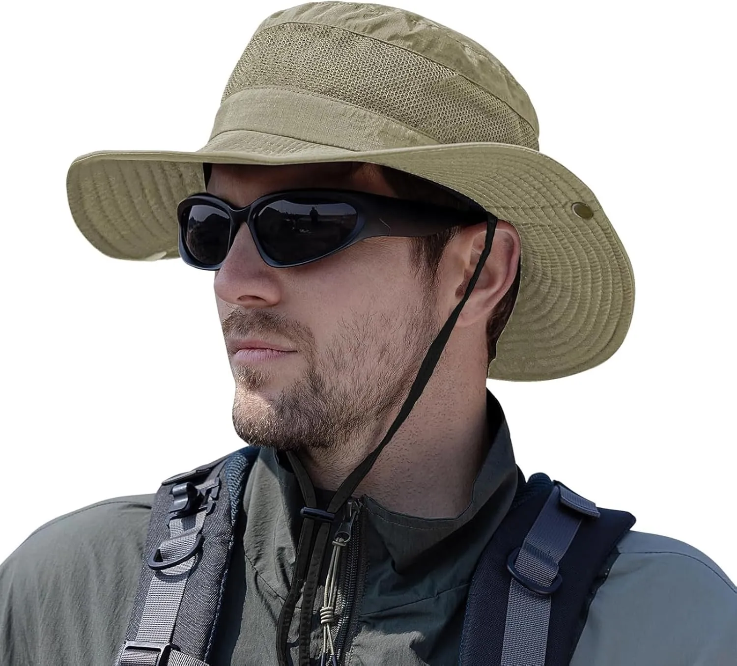 ZOORON Sun Hats for Men Women Fishing Hat UPF 50  Breathable Wide Brim for Safari Beach Hiking Garden